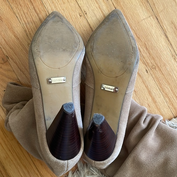 Kenzie heeled mid calf boots color tan size 6.5 - Picture 6 of 6